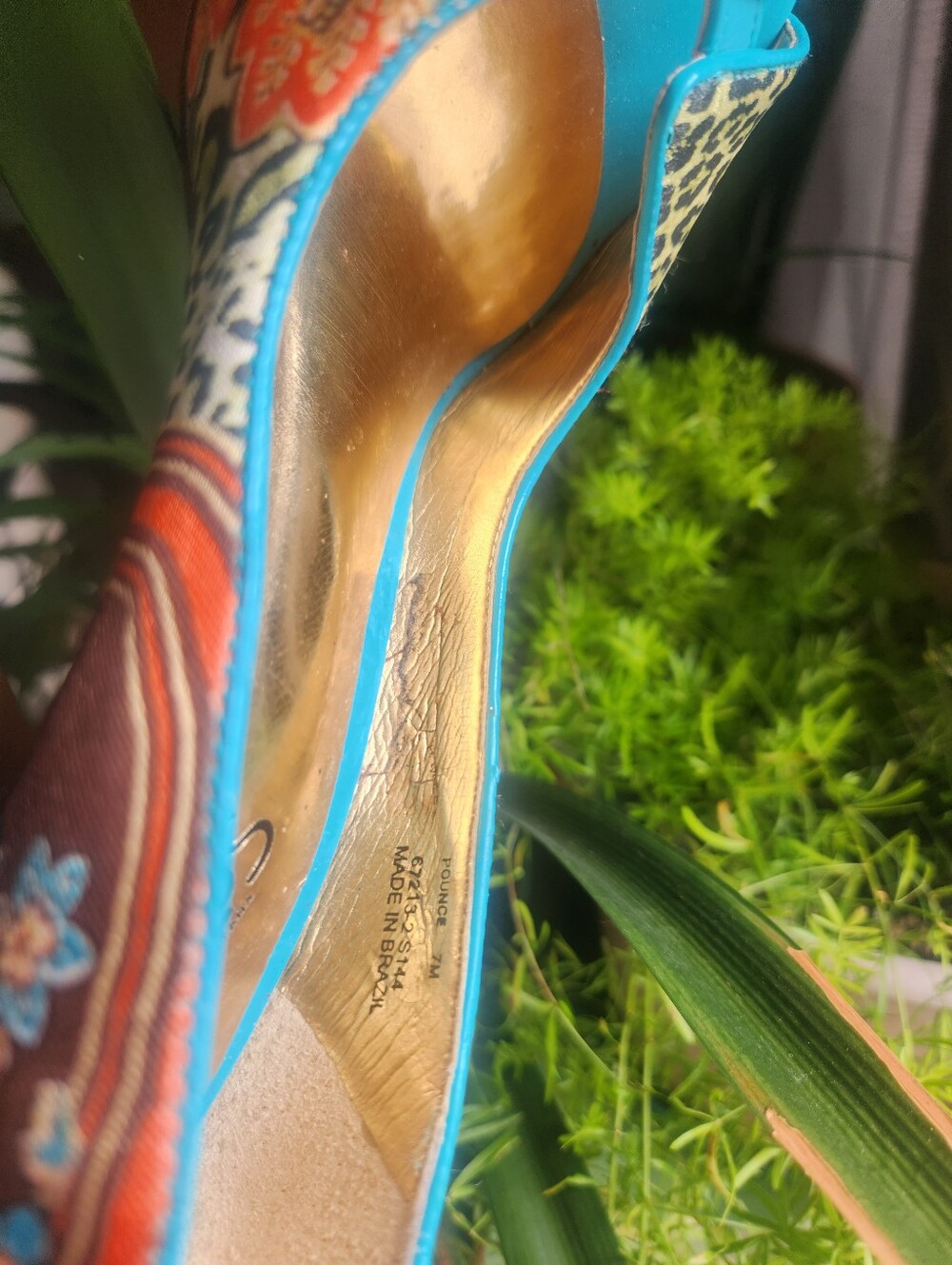 Carlos by Carlos Santana Multicolor Peep-Toe Heels - Picture 7 of 7